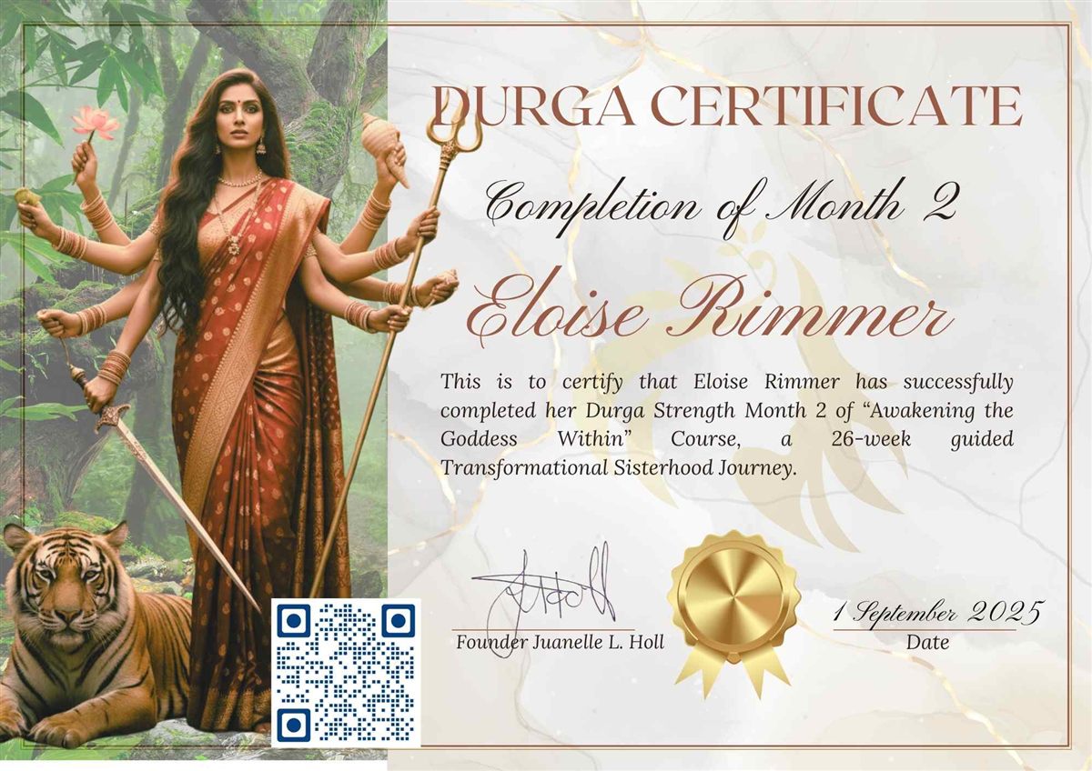 Certificate of completion — Eloise Rimmer